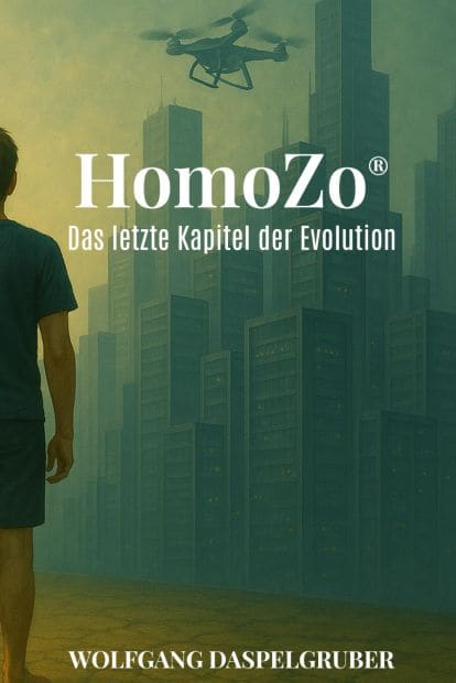 Buchcover „HomoZo: Das letzte Kapitel der Evolution“