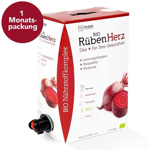 Dreiliterpackung BIO RübenHerz Rote Bete Saft